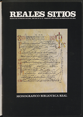 Cubierta. Reales Sitios, vol. 31, no 121, 1994
