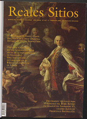 Cubierta. Reales Sitios. vol. 37, no 143, 2000