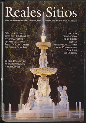 Cubierta. Reales Sitios. vol. 37, no 146, 2000